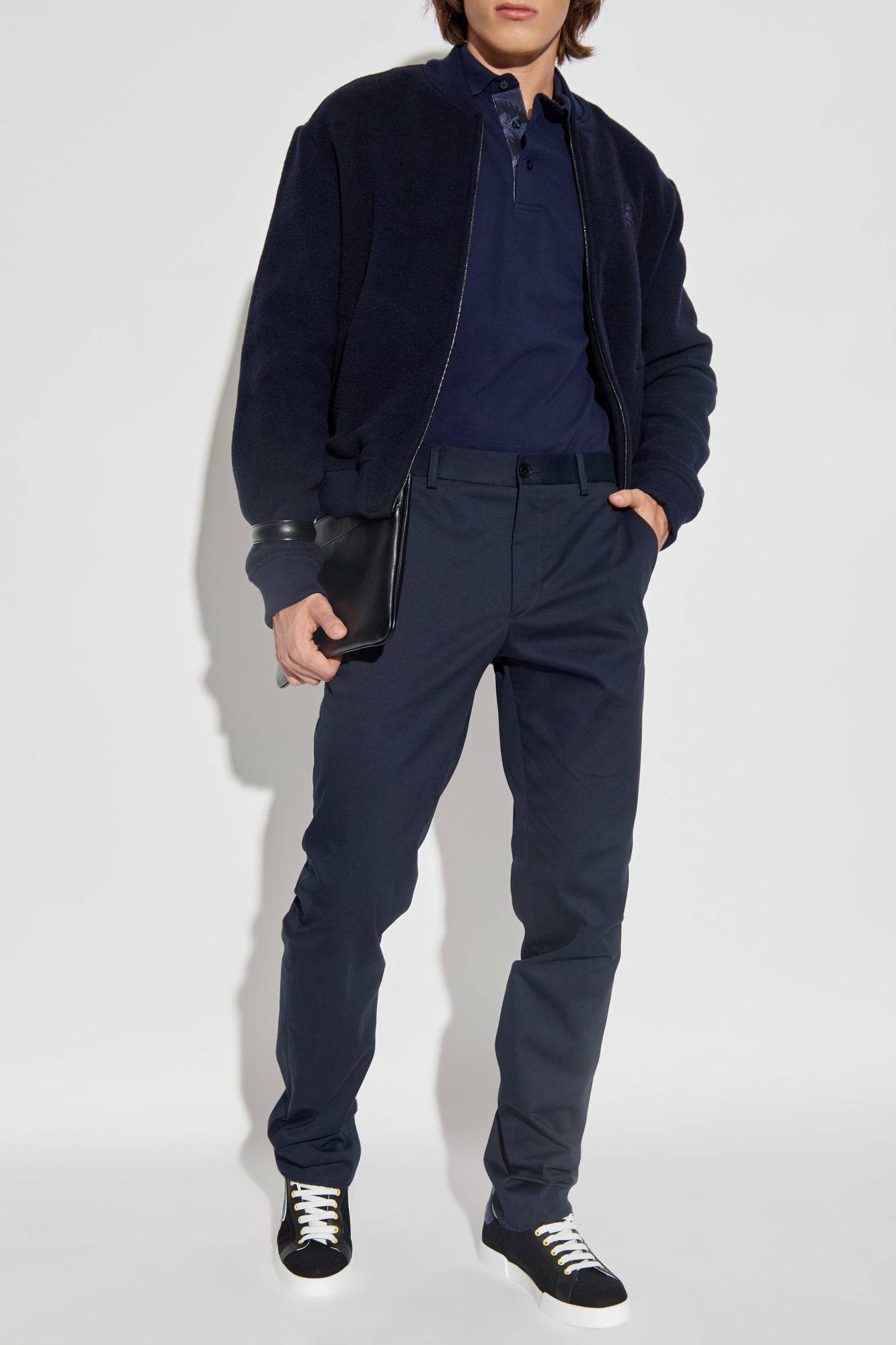 Etro Polo with logo | Men's Clothing | Vitkac